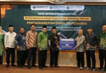 LazisMu DIY Menerima Pentasyarufan Dana ZIS Pegawai RS PKU Muhammadiyah