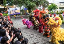 Rayakan Imlek, UAJY Gelar Pertunjukan Barongsay